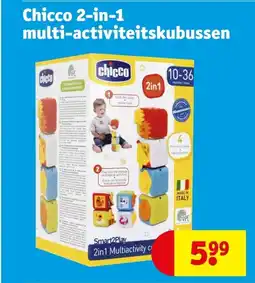 Kruidvat Chicco 2 in 1 multi activiteitskubussen aanbieding