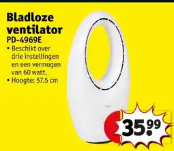 Kruidvat Bladloze ventilator PD-4969E aanbieding