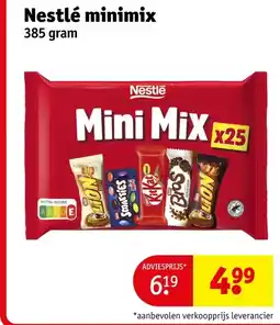 Kruidvat Nestlé minimix aanbieding