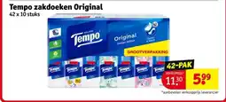 Kruidvat Tempo zakdoeken Original aanbieding