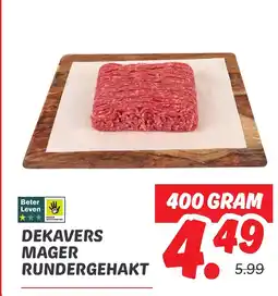Dekamarkt Dekavers mager rundergehakt aanbieding