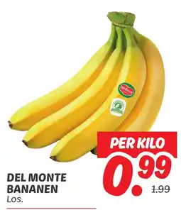 Dekamarkt Del monte bananen aanbieding
