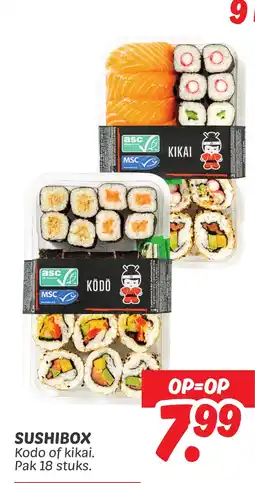 Dekamarkt Sushibox aanbieding