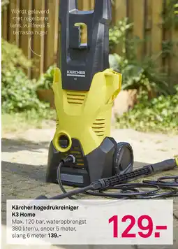 Karwei Kärcher hogedrukreiniger K3 Home aanbieding