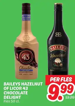 Dekamarkt Baileys hazelnut of licor 43 chocolate delight aanbieding