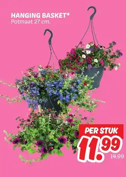 Dekamarkt Hanging basket aanbieding