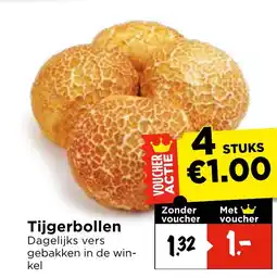 Vomar Voordeelmarkt Tijgerbollen aanbieding