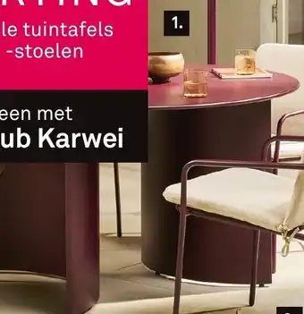 Tuintafel Luna