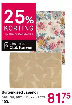 Karwei Buitenkleed Japandi aanbieding