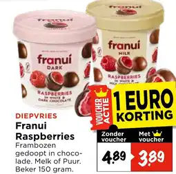 Vomar Voordeelmarkt Franui Raspberries aanbieding