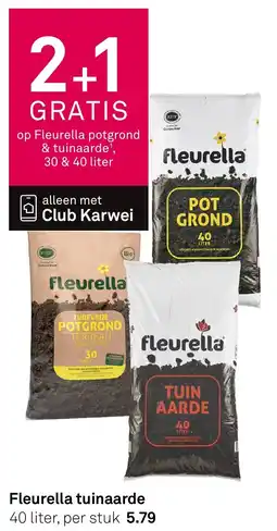 Karwei Fleurella Tuinaarde aanbieding