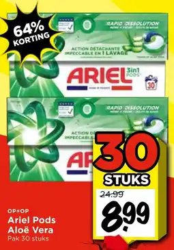 Vomar Voordeelmarkt Ariel Pods Aloë Vera aanbieding