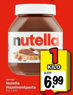 Vomar Voordeelmarkt Nutella Hazelnootpasta aanbieding