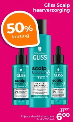Trekpleister Gliss Scalp haarverzorging aanbieding