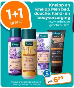 Trekpleister Kneipp Men bad, douche, hand- en bodyverzorging aanbieding