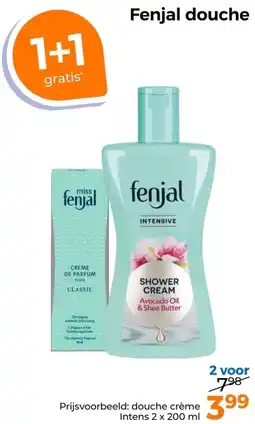 Trekpleister Fenjal douche aanbieding