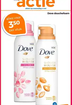 Trekpleister Dove douchefoam aanbieding