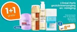 Trekpleister L'Oréal Paris gezichtsverzorging en -reiniging aanbieding