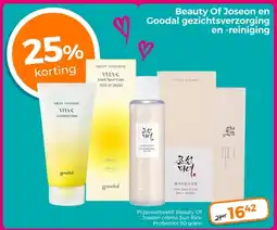 Trekpleister Beauty Of Joseon en Goodal gezichtsverzorging en -reiniging aanbieding