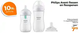 Trekpleister Philips Avent flessen en flesspenen aanbieding