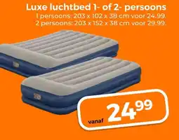 Trekpleister Luxe luchtbed 1- of 2-persoons aanbieding