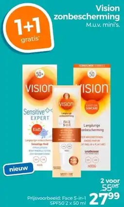 Trekpleister Vision zonbescherming aanbieding