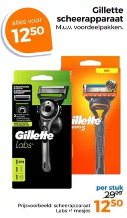 Trekpleister Gillette scheerapparaat aanbieding