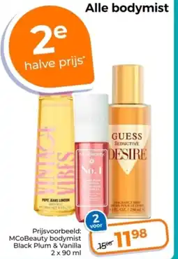 Trekpleister Alle bodymist aanbieding