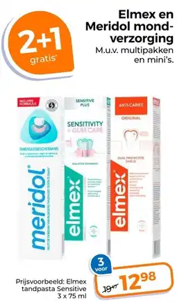 Trekpleister Elmex en Meridol mond- verzorging aanbieding