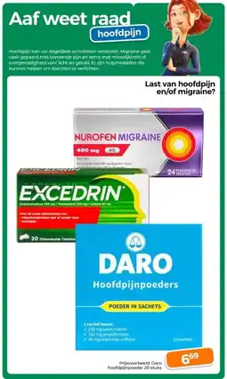 Trekpleister Last van hoofdpijn en/of migraine? aanbieding