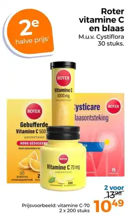 Trekpleister Roter vitamine C en blaas aanbieding