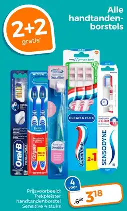 Trekpleister Alle handtanden- borstels aanbieding