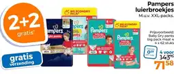 Trekpleister Pampers luierbroekjes aanbieding