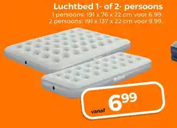 Trekpleister Luchtbed 1- of 2-persoons aanbieding