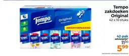 Trekpleister Tempo zakdoeken Original aanbieding