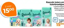 Trekpleister Rascals luiers en luierbroekjes aanbieding