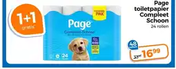 Trekpleister Page toiletpapier Compleet Schoon aanbieding