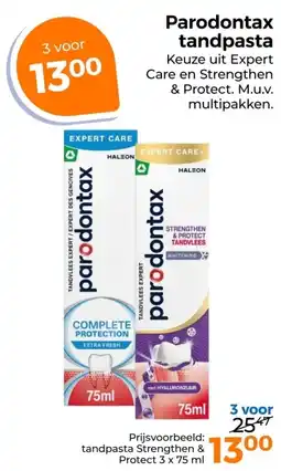 Trekpleister Parodontax tandpasta aanbieding