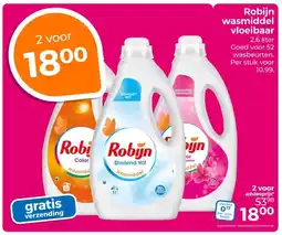 Trekpleister Robijn wasmiddel vloeibaar aanbieding