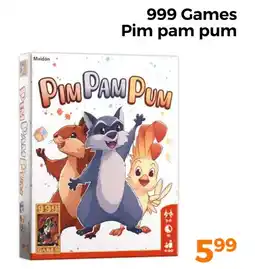 Trekpleister 999 Games Pim pam pum aanbieding