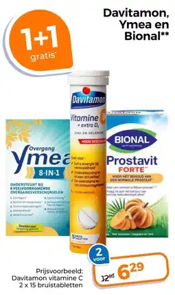 Trekpleister Davitamon, Ymea en Bional aanbieding