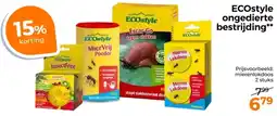 Trekpleister ECOstyle ongedierte bestrijding aanbieding