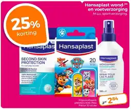 Trekpleister Hansaplast wond en voetverzorging aanbieding
