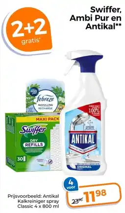 Trekpleister Swiffer, Ambi Pur en Antikal aanbieding