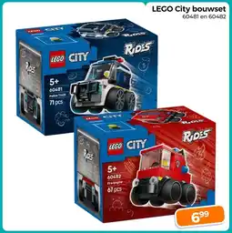 Trekpleister Lego city bouwset aanbieding