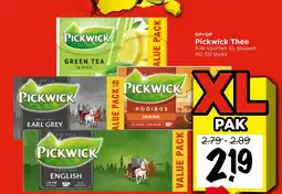 Vomar Voordeelmarkt Pickwick Thee aanbieding