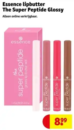 Kruidvat Essence Lipbutter The Super Peptide Glossy aanbieding
