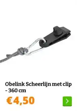Obelink Obelink Scheerlijn met clip - 360 cm aanbieding