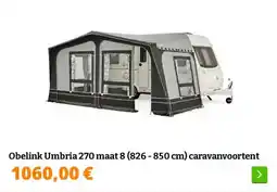 Obelink Obelink Umbria 270 maat 8 (826 - 850 cm) caravanvoortent aanbieding