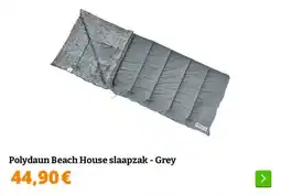 Obelink Polydaun Beach House slaapzak - Grey aanbieding